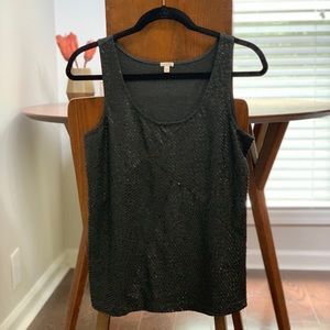 NWOT! J. Crew Sequin Tank top